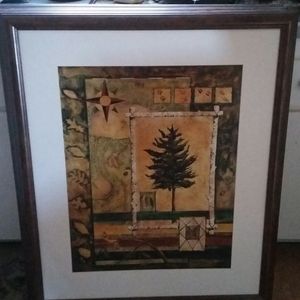 Framed artwork - country set 33 by 40